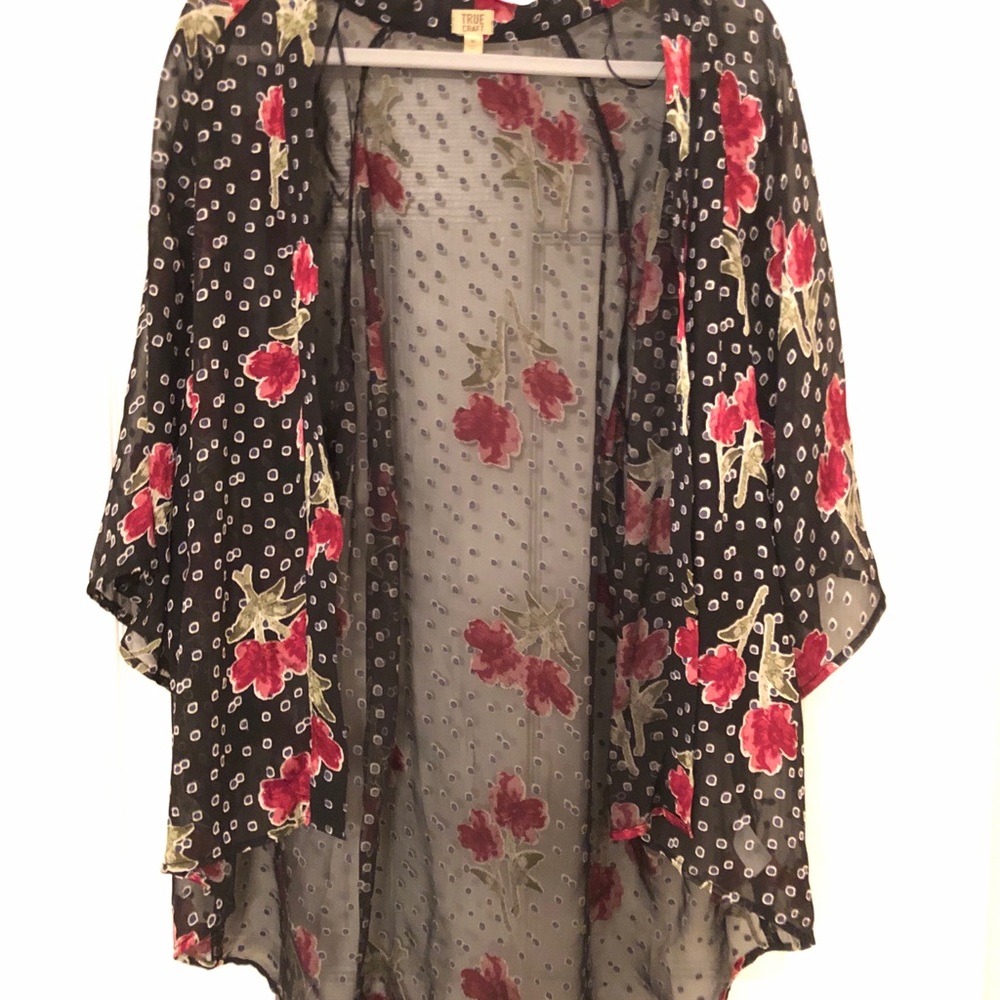 True Grit Rose/Polka Dot Kimono